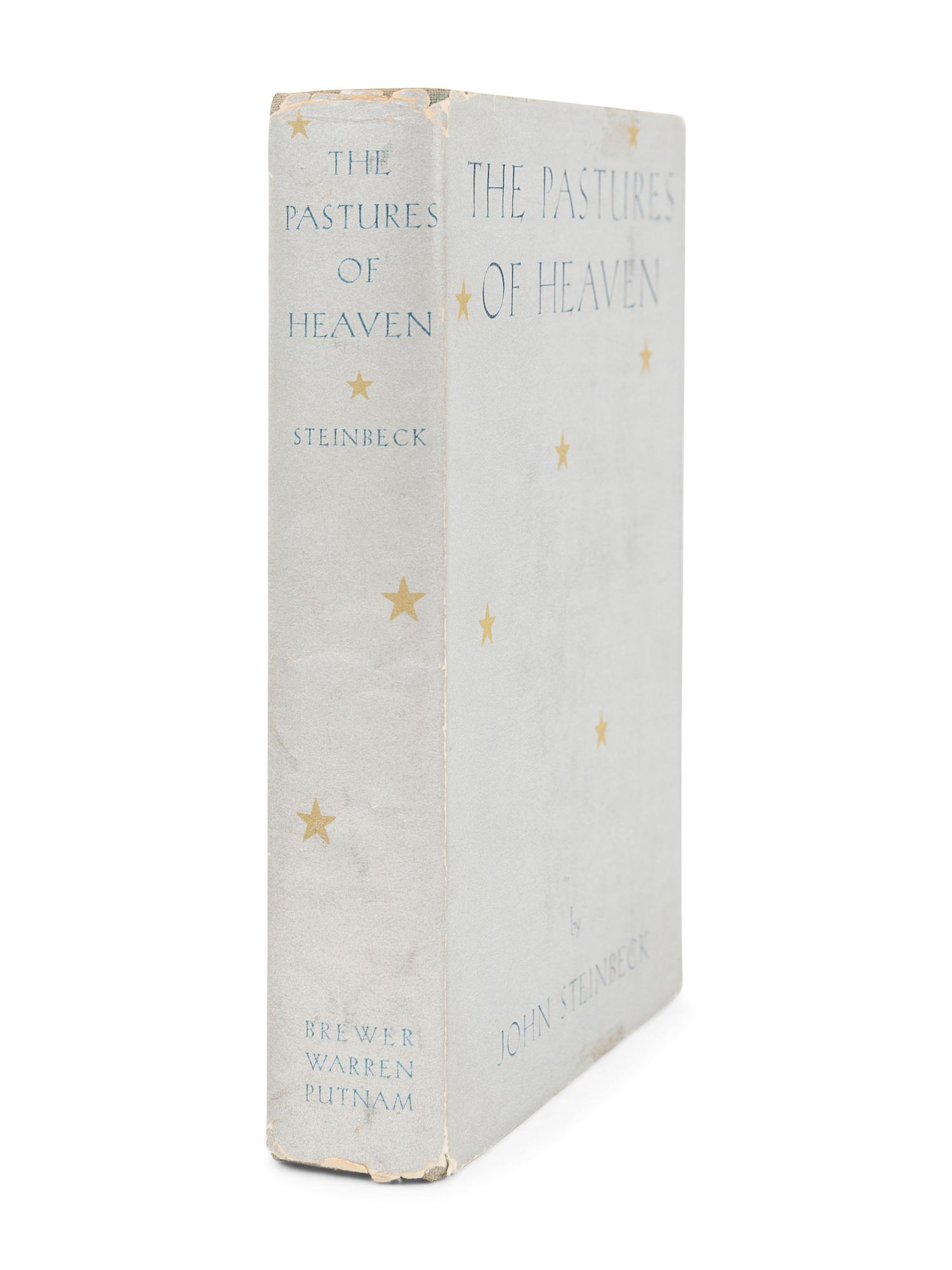 STEINBECK, John (1902-1968). The Pastures of Heaven. New York: Brewer, Warren & Putnam, 1932.