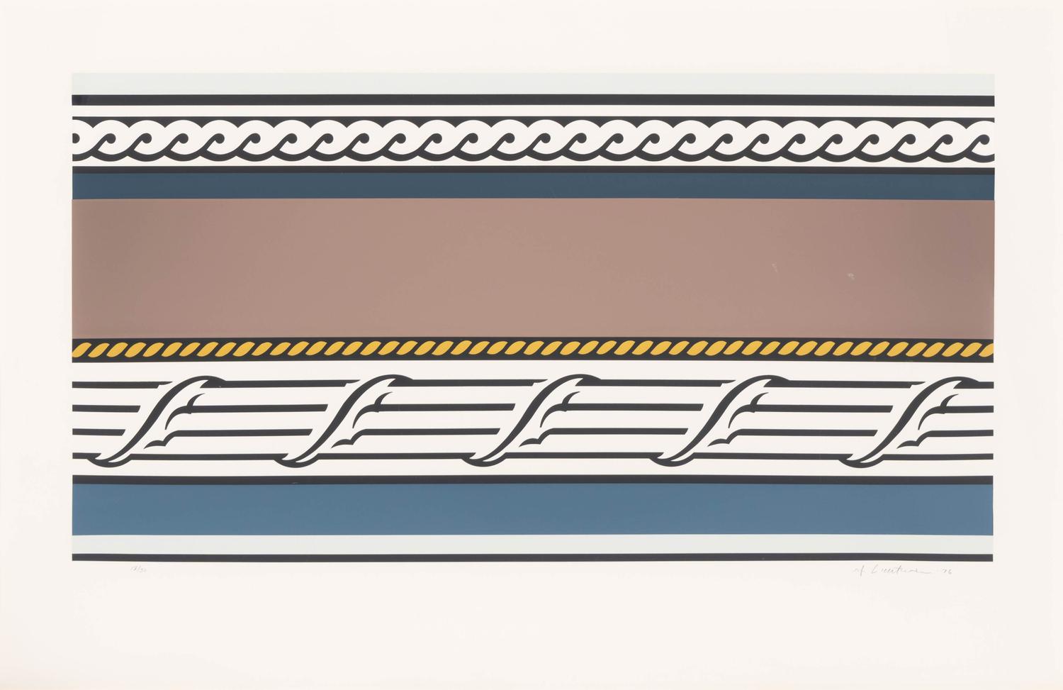 Roy Lichtenstein (American, 1923–1997) — Entablature IV , 1976