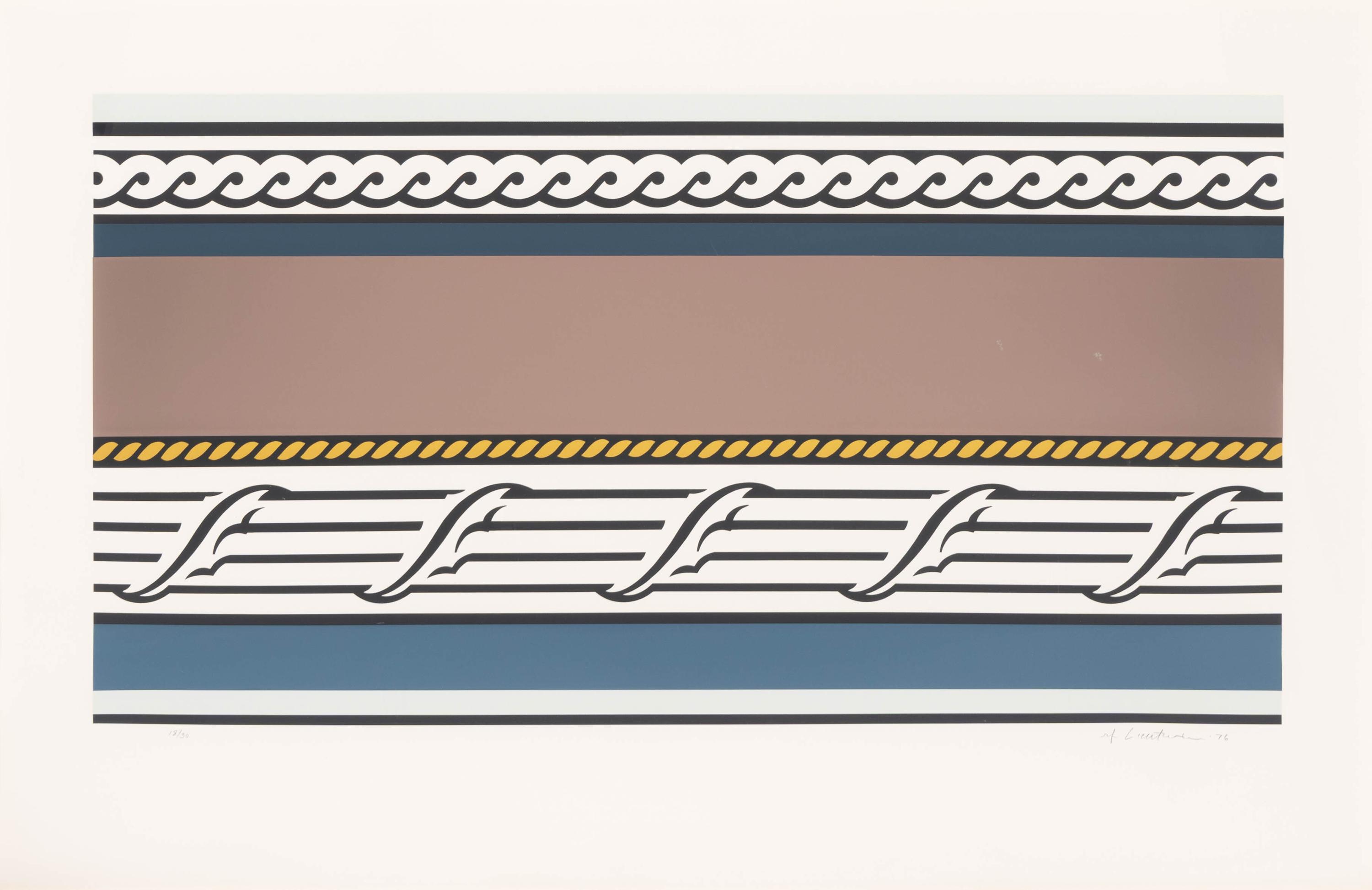 Roy Lichtenstein (American, 1923–1997) — Entablature IV , 1976