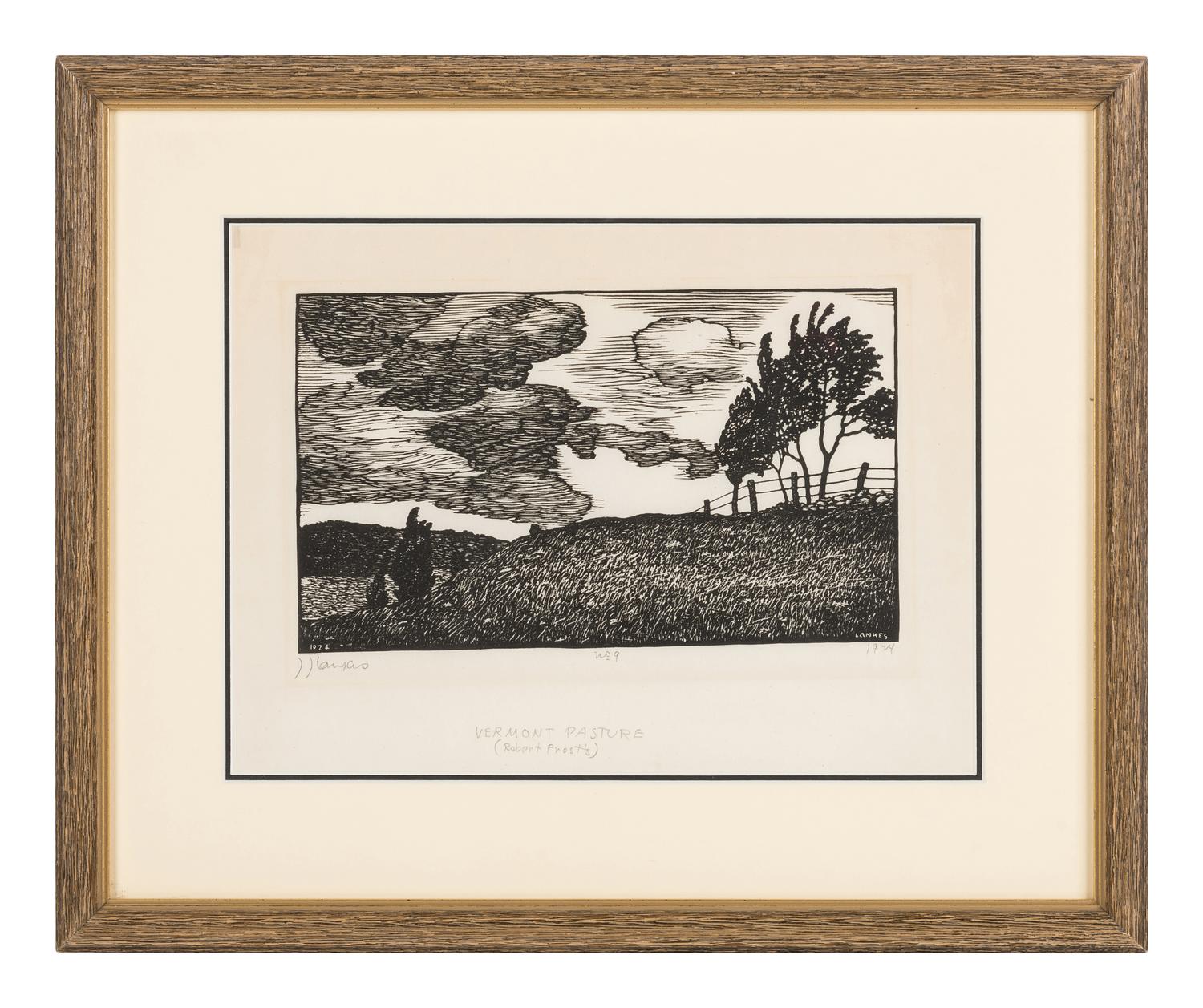 [FROST, Robert (1874-1963)] -- A group of 5 prints and posters related to Robert FROST, comprising: