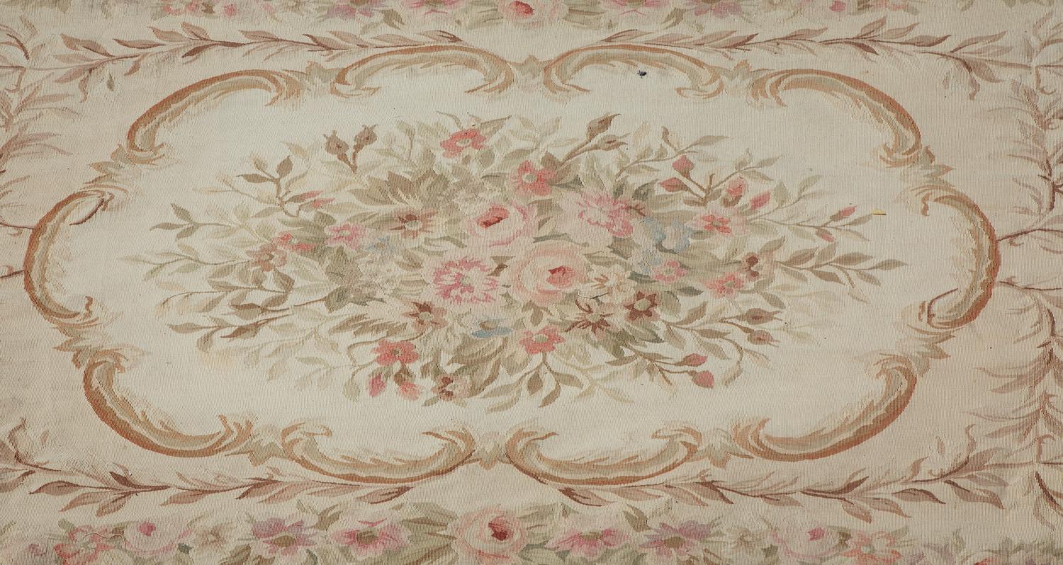 An Aubusson Style Wool Carpet