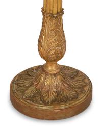 A Pair of Louis XVI Giltwood Pedestals