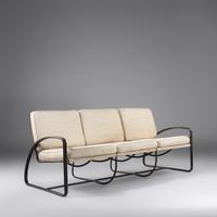Three-Seat Sofa, c. 1970 Brown Jordan, USA