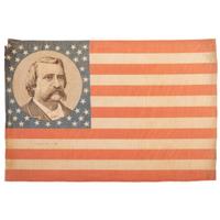 Blaine & Logan, Pair of 1884 Campaign Flags