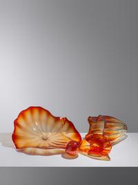 Red Five-Piece Persian Set, 1984