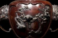A Japanese Bronze Floor Vase
