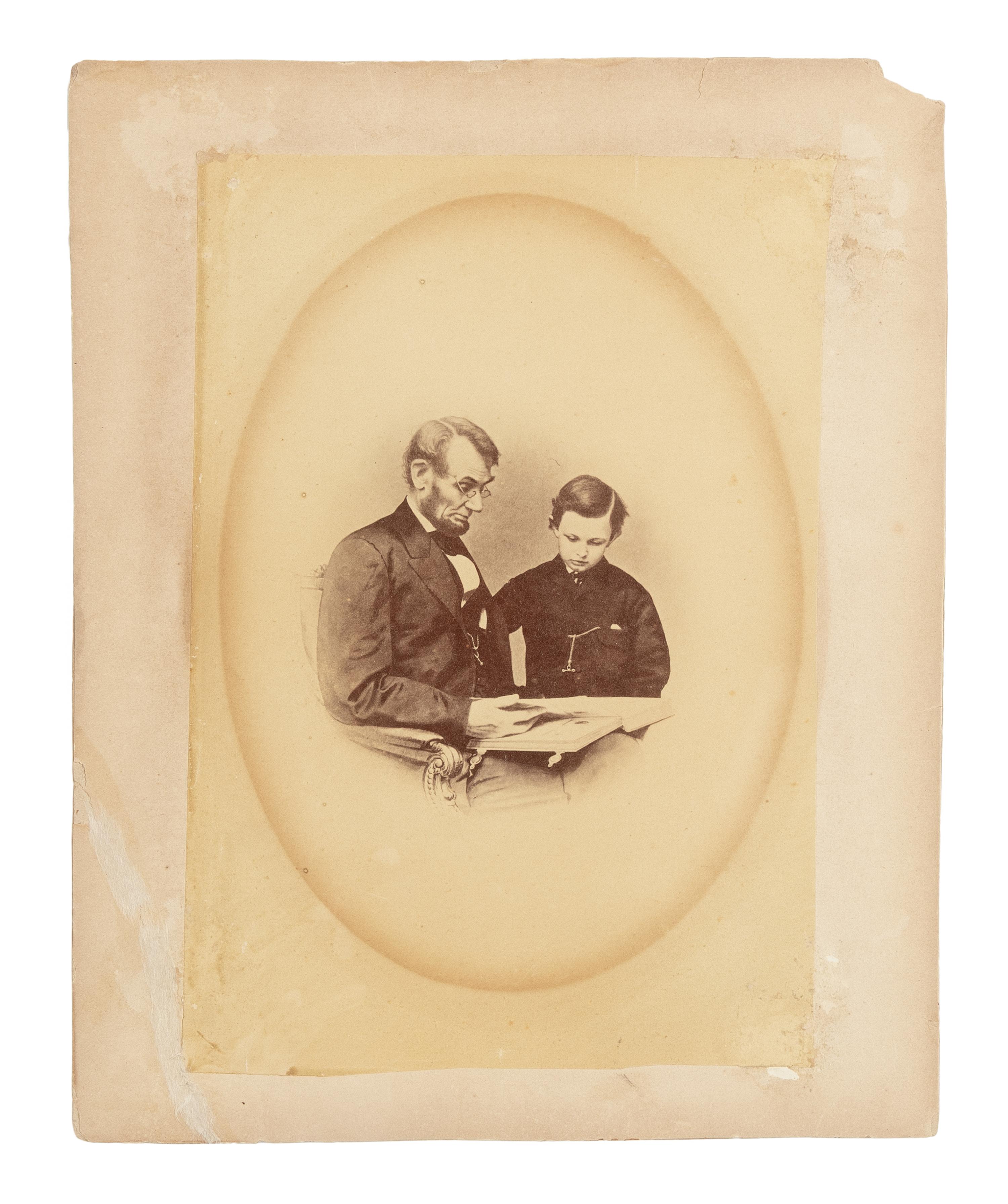 LINCOLN, Abraham (1809-1865). Autograph note, signed ("A. Lincoln"), as President, Washington, D.C., 7 April 1864.