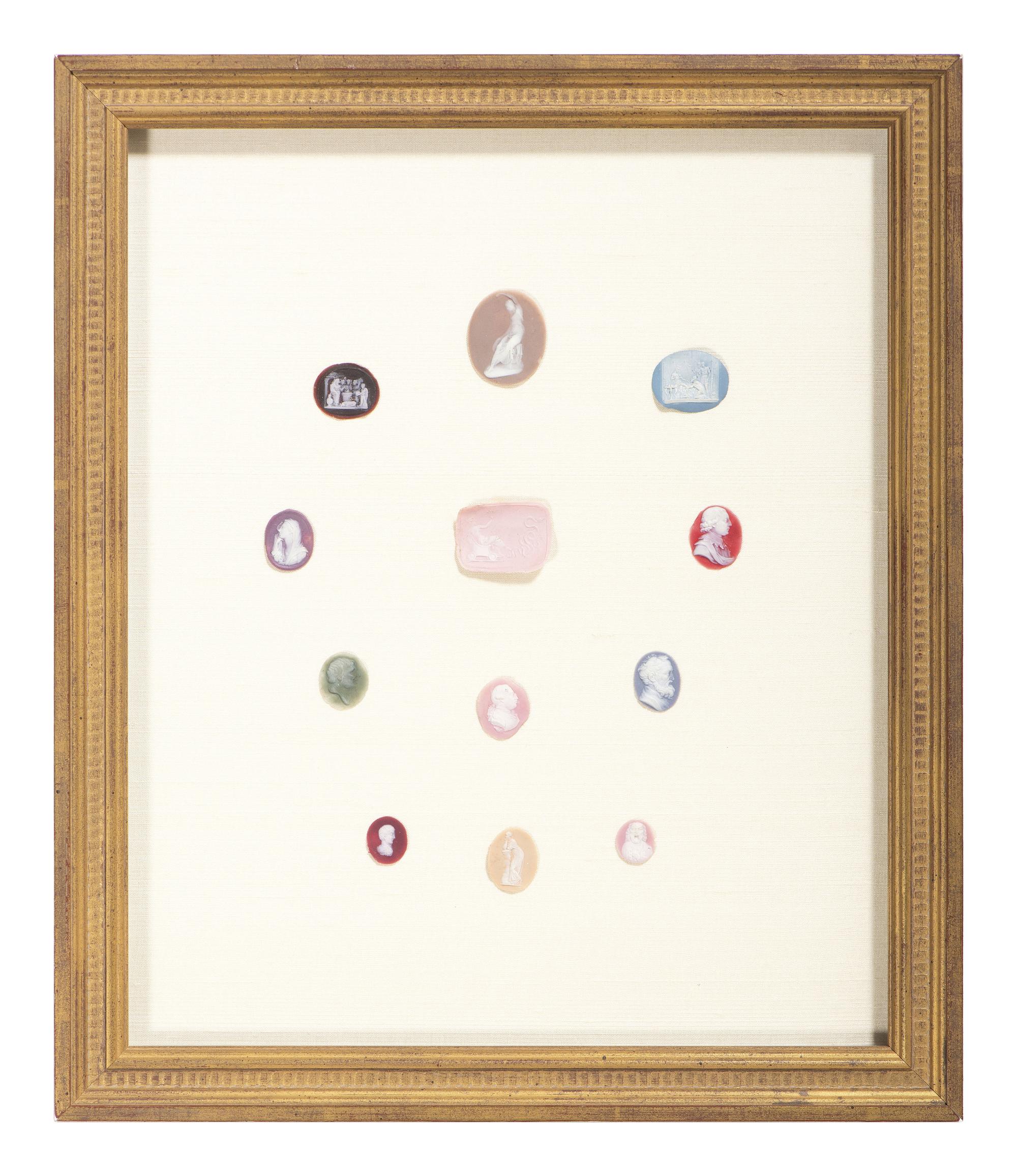 Twelve Thompsons' Colored Medallion Wafers