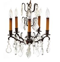 A Cased Glass Chandelier
