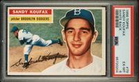 A 1956 Topps Sandy Koufax Baseball Card No. 79 (PSA 6 EX-MT) White Back