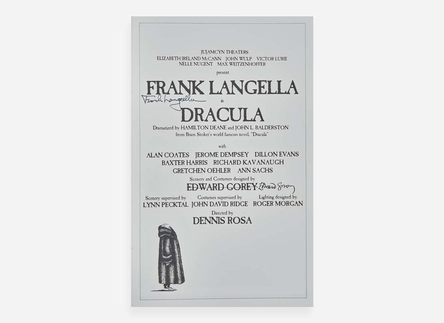 [Children's & Illustrated] Gorey, Edward: Frank Langella in Dracula