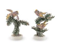 A Pair of Royal Worcester Porcelain Doughty Birds