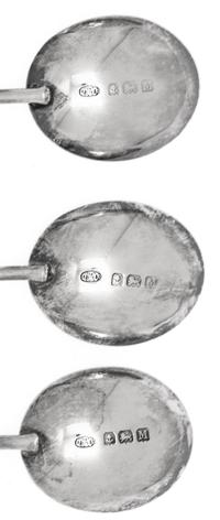 A Large Collection of English Silver Flatware Articles