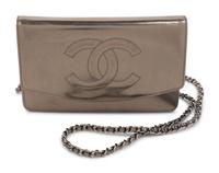 Chanel Metallic Leather Wallet Bag, 2008-2009