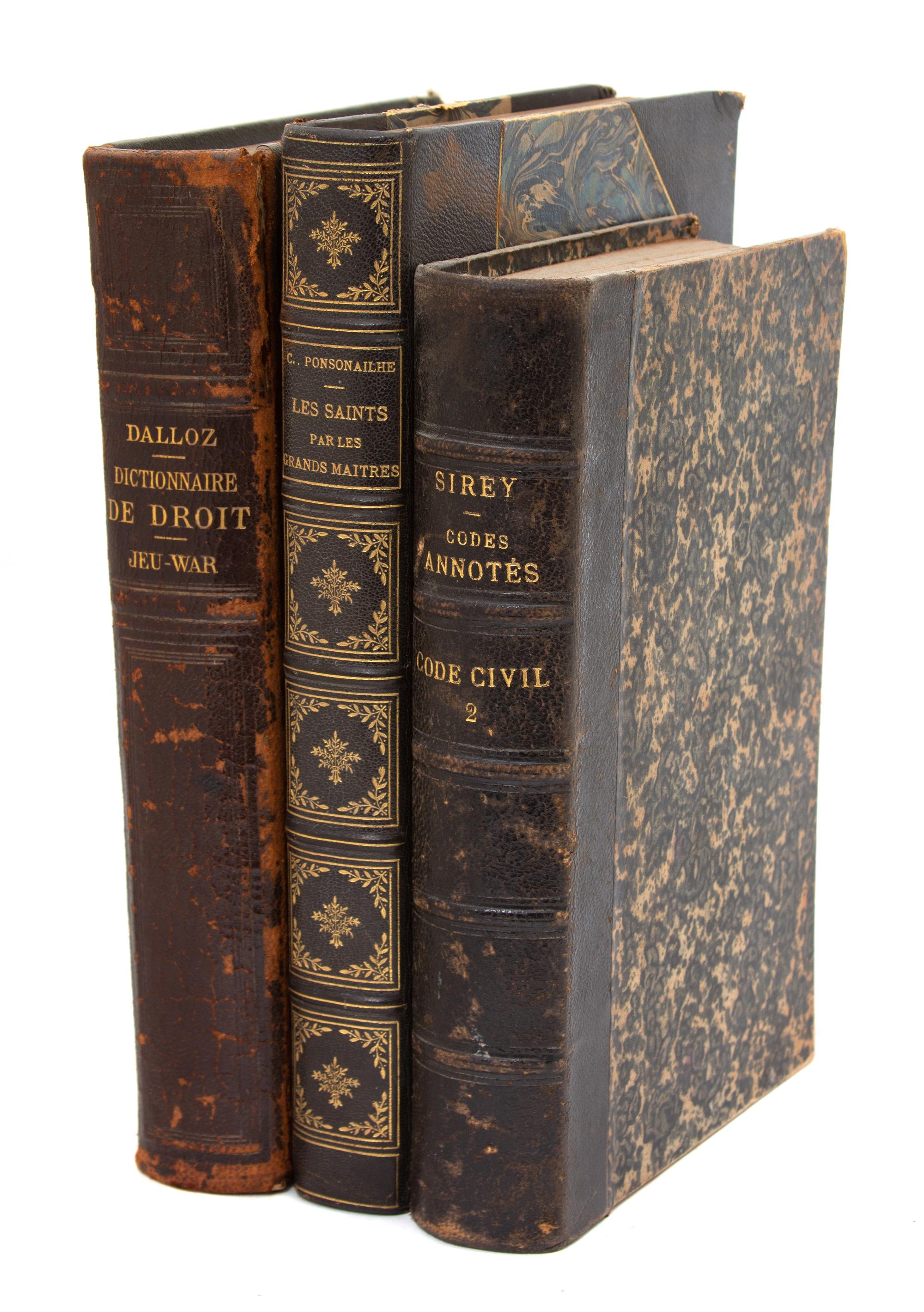 A Collection of 19th Century French Books