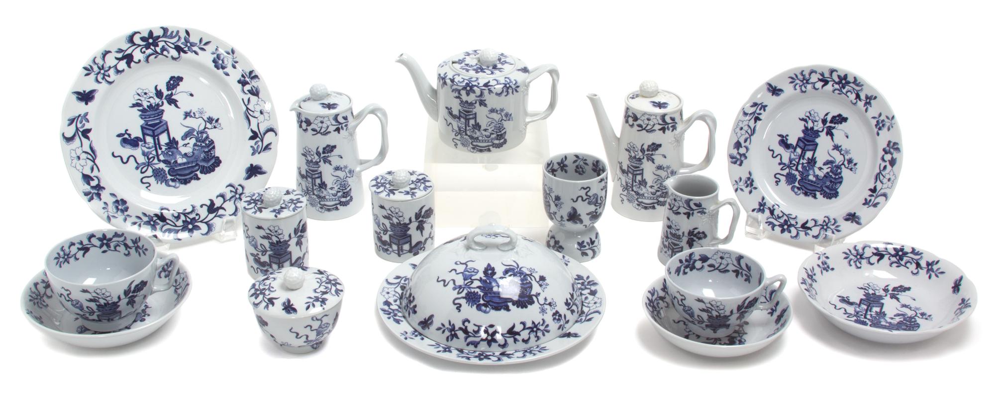 A Partial Copeland Spode Luncheon Service Height of first 6 inches. — 20TH CENTURY