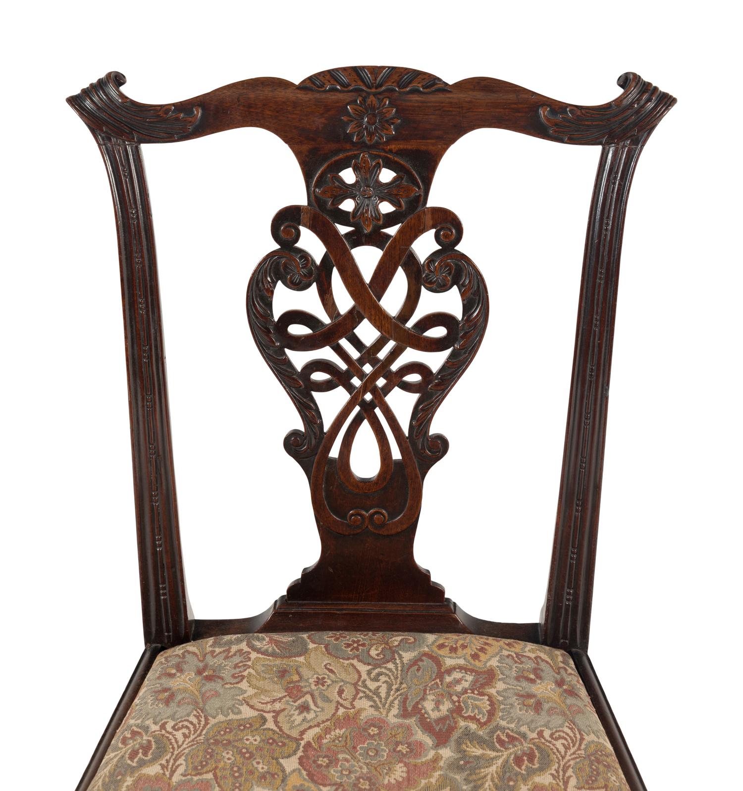A George II Mahogany Side Chair