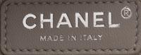 Chanel, Deauville Drawstring Bucket Bag in Striped Woven Canvas