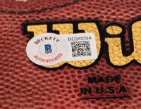 A Group of Three Chicago Bears Hall of Fame Signed Autograph Wilson Official Game Footballs Including Gale Sayers (Beckett Authentication Services BAS Certified),