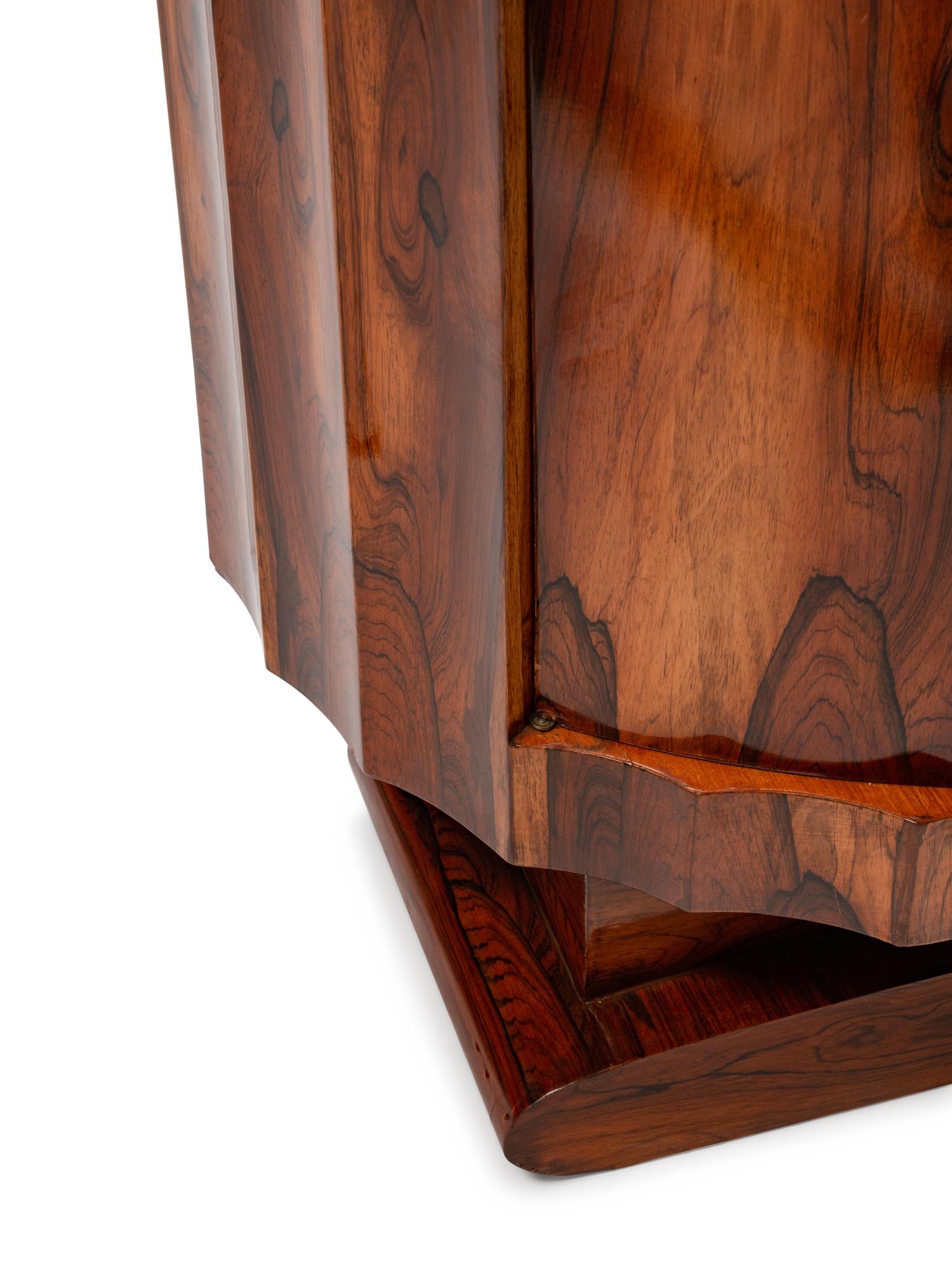 An Art Deco Style Rosewood Cabinet