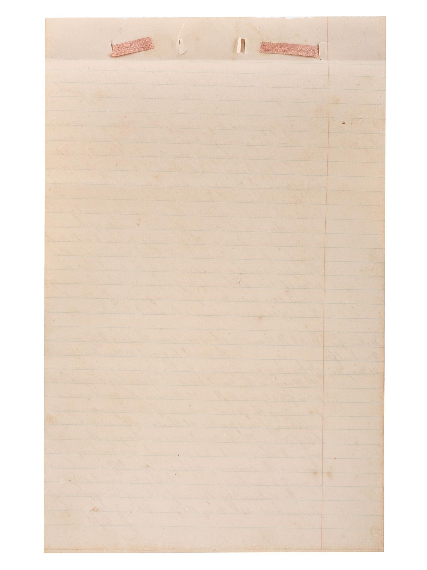 [SLAVERY & ABOLITION]. Manuscript court document related to the sale of an enslaved woman named "Frances," Fayette County, TX, 1857.