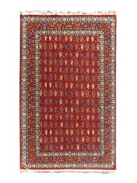 A Persian Boteh Design Wool Rug — 20TH CENTURY