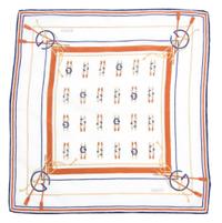 A Gucci Cotton Pocket Square, 16" x 16".