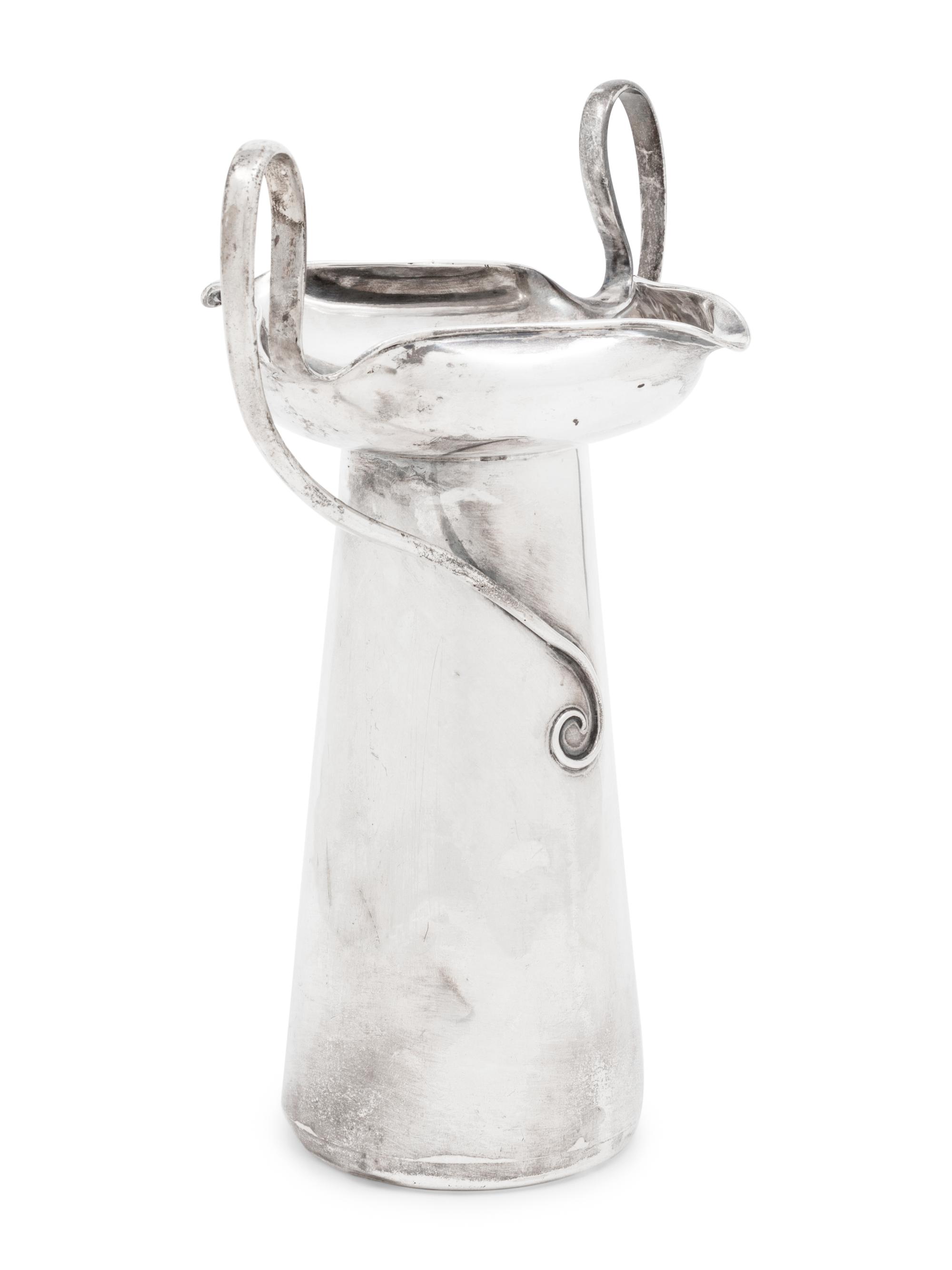 An English Silver Vase