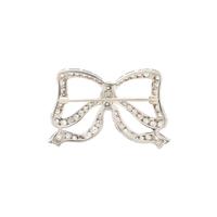ANTIQUE, DIAMOND BOW BROOCH