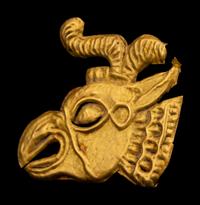 An Achaemenid Gold Griffin Applique