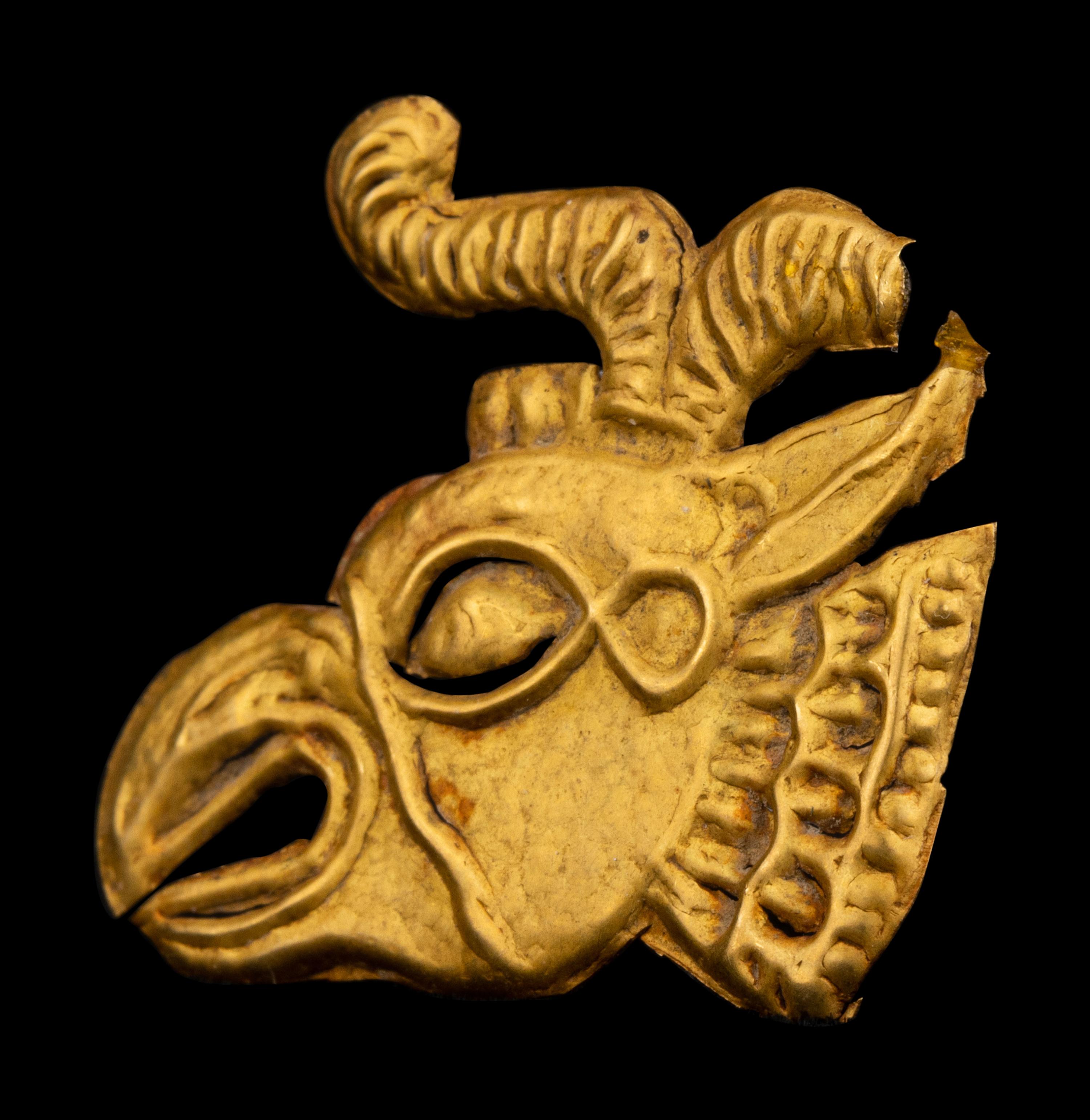 An Achaemenid Gold Griffin Applique