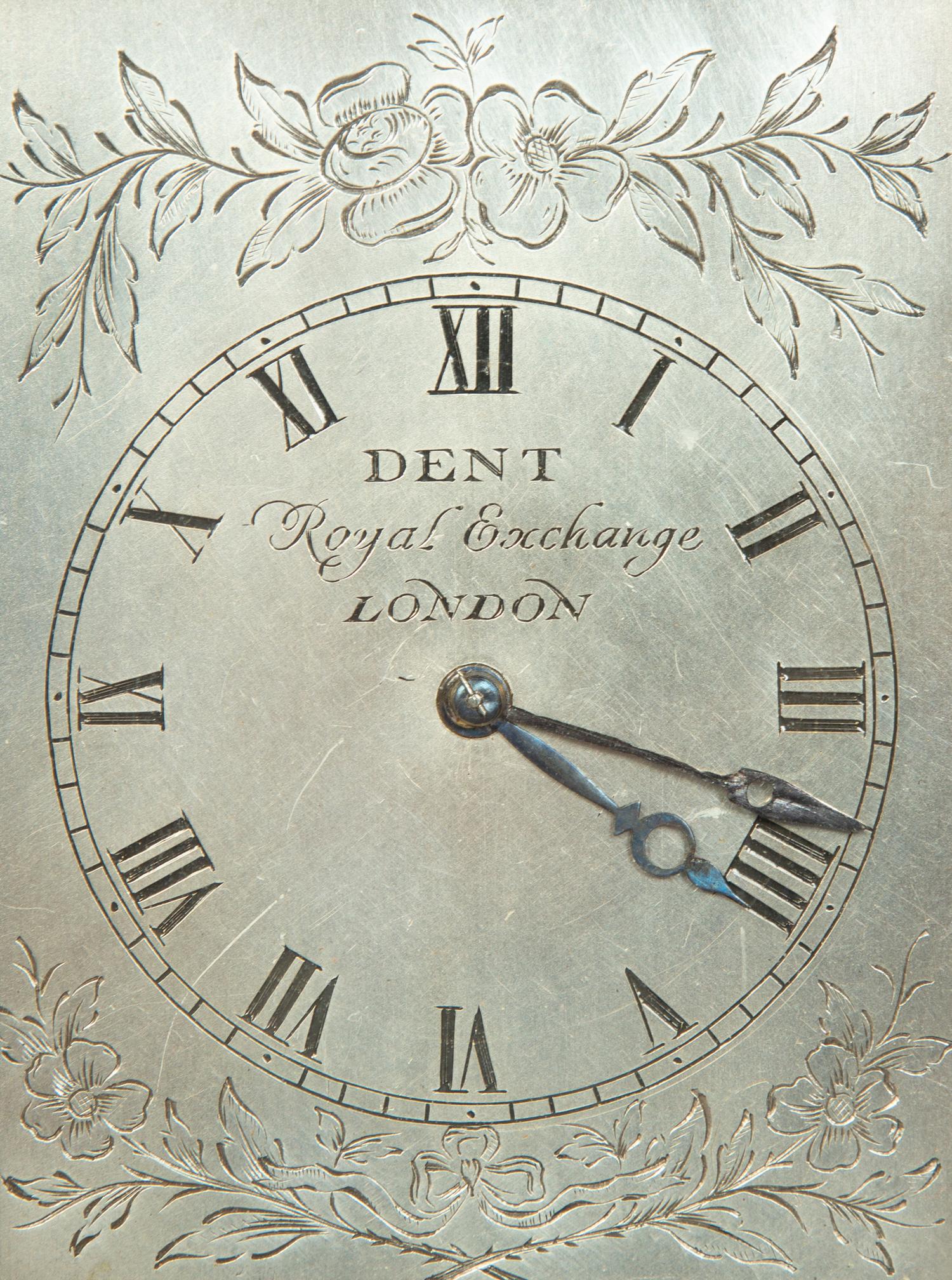 An English Mahogany Table Clock