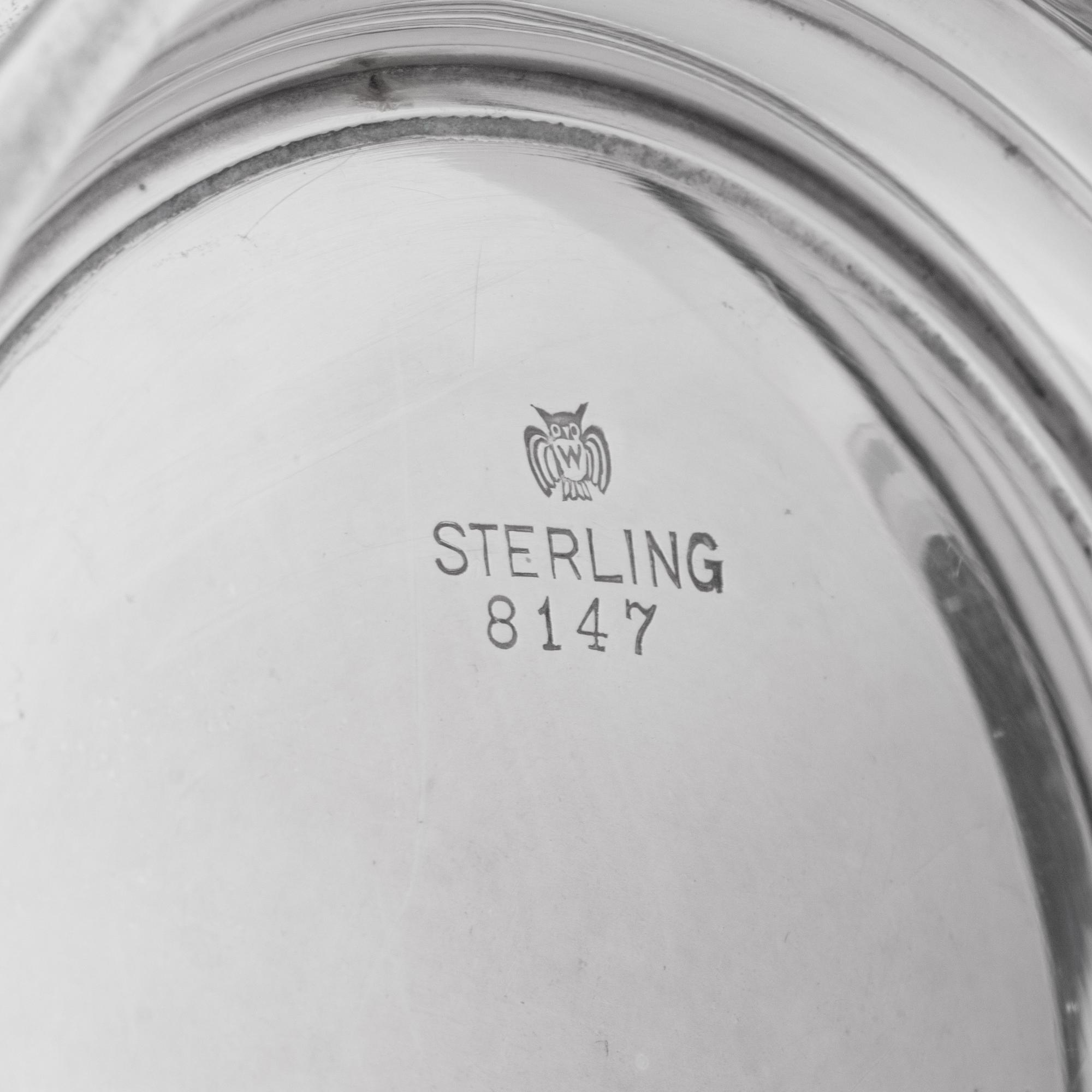A Collection of Ten American and British Silver Presentation Trophies