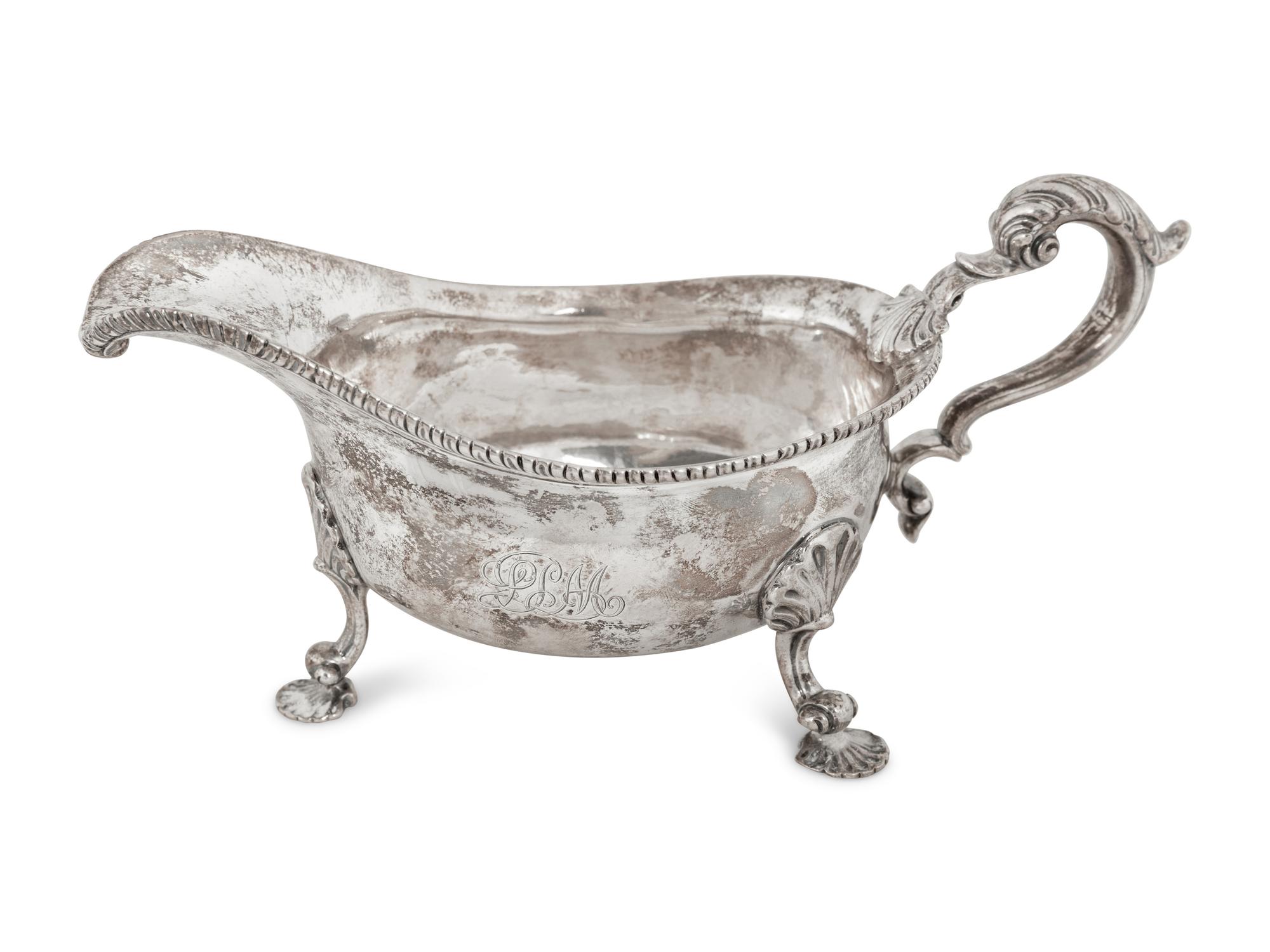 Three English Silver Table Articles