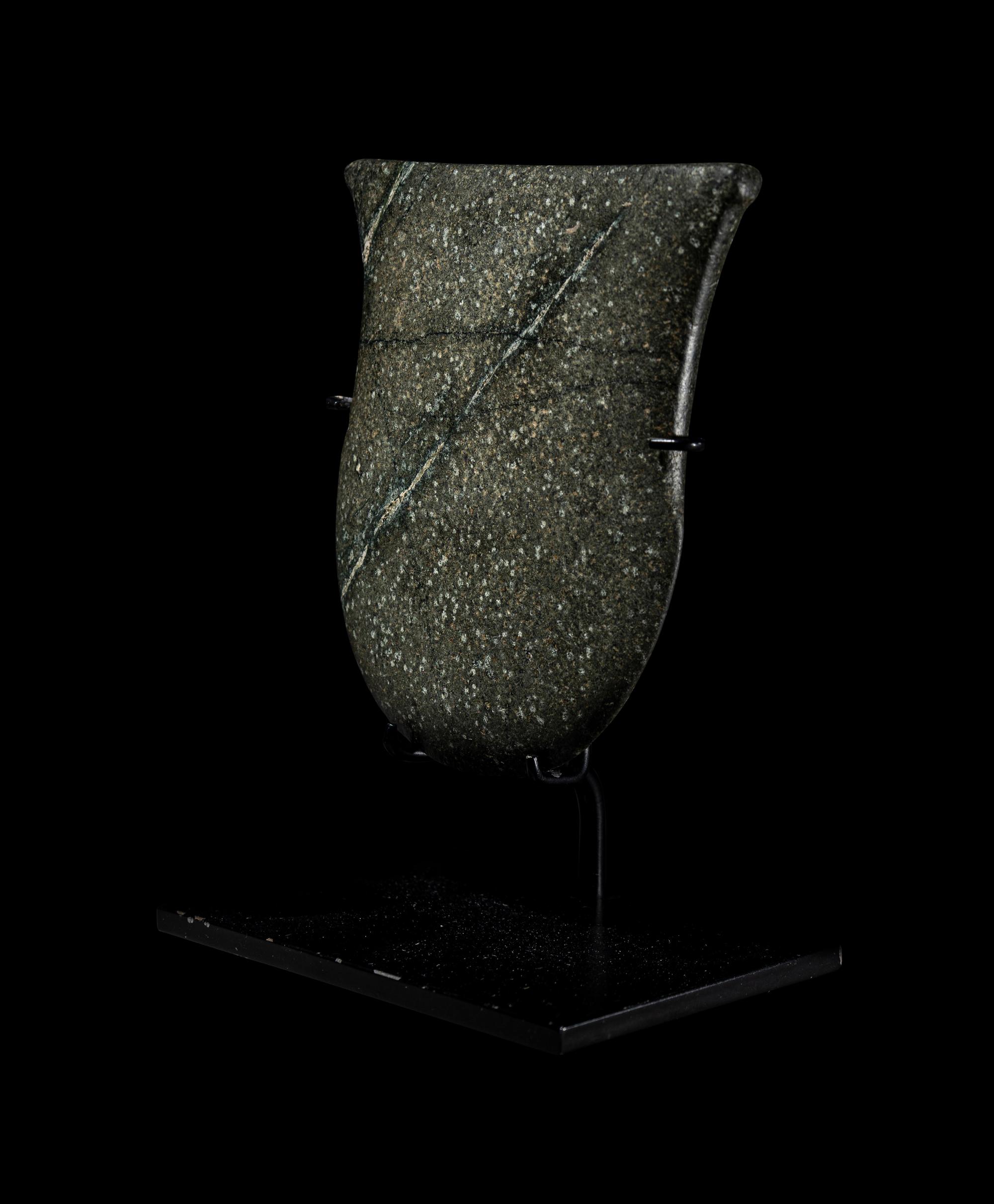 A Valdivian Green Stone Votive Axe