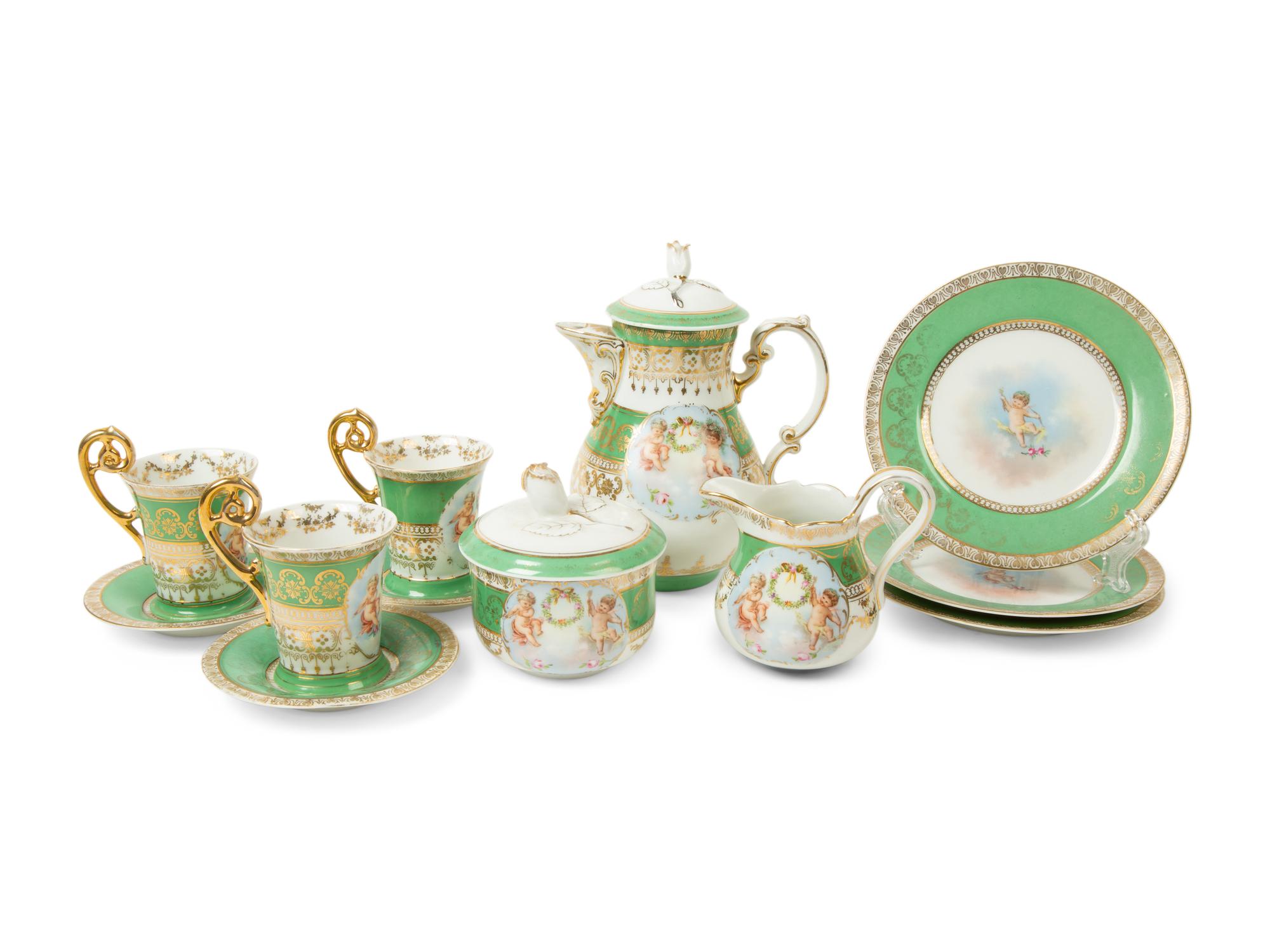 An Austrian Porcelain Tea Service — 20TH CENTURY