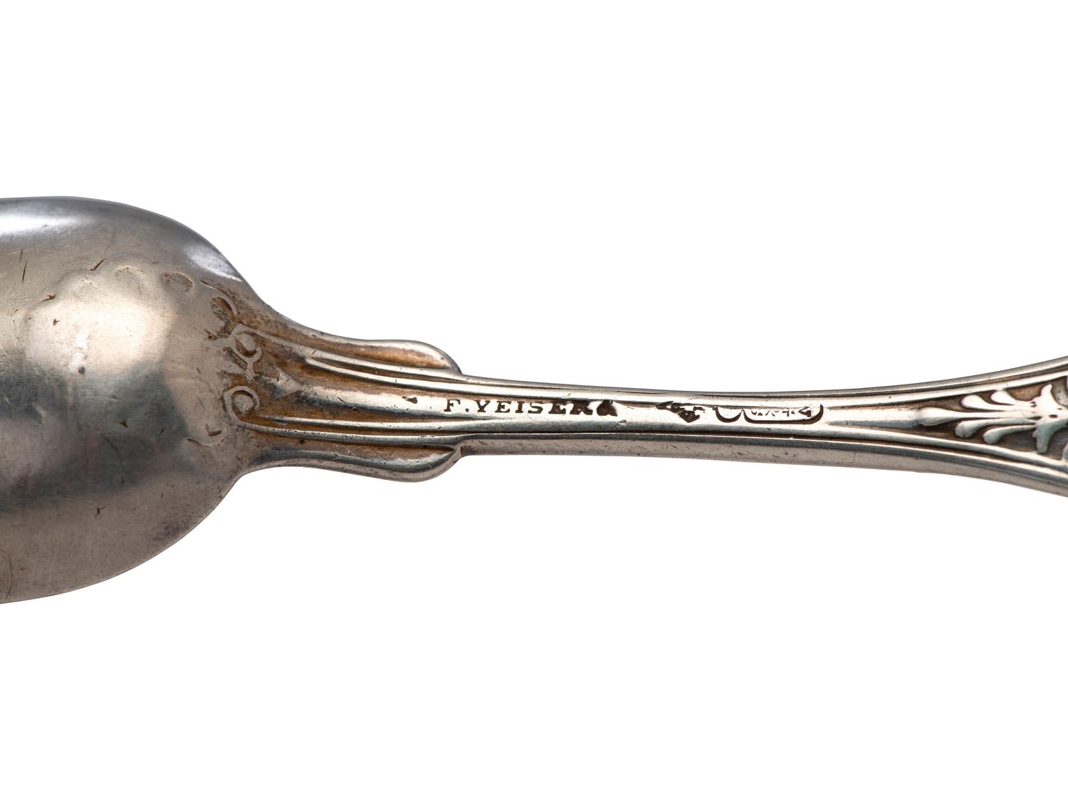 A Collection of Kentucky Coin Silver Flatware
