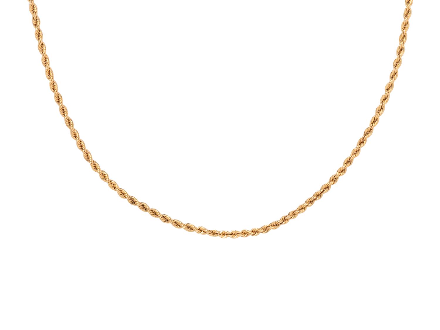 YELLOW GOLD NECKLACE