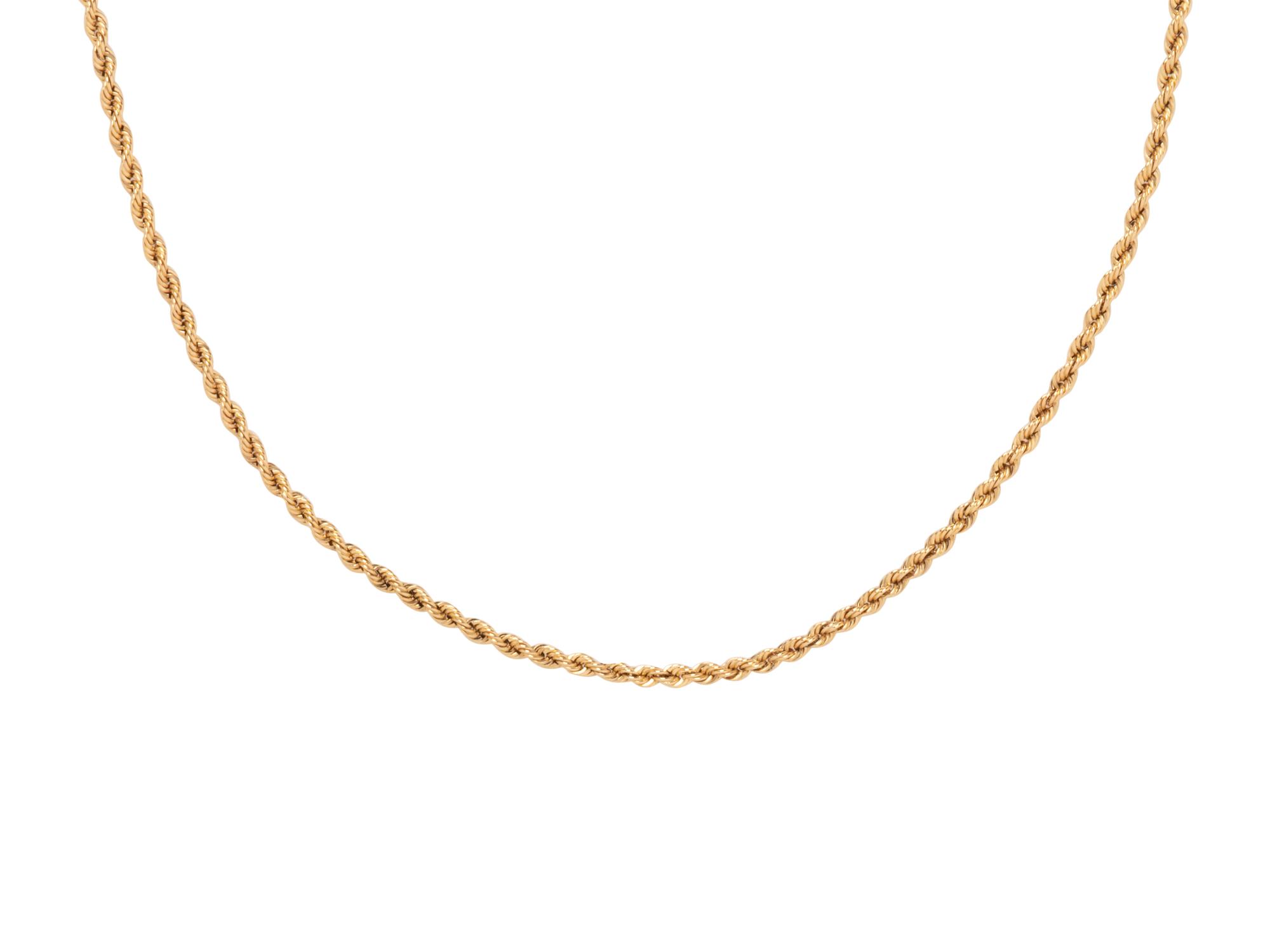 YELLOW GOLD NECKLACE