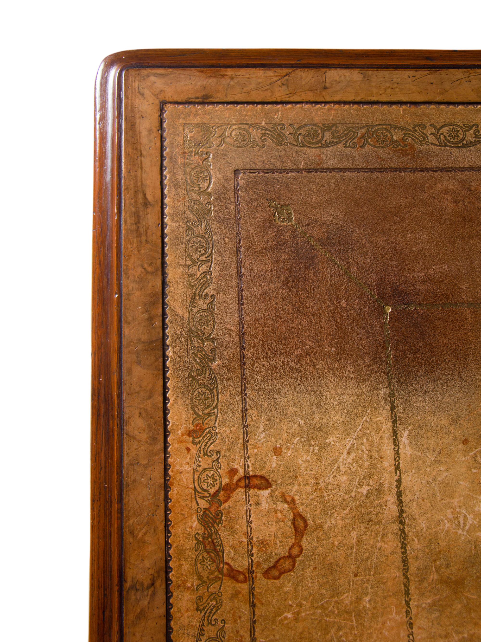 An English Walnut Partners' Desk