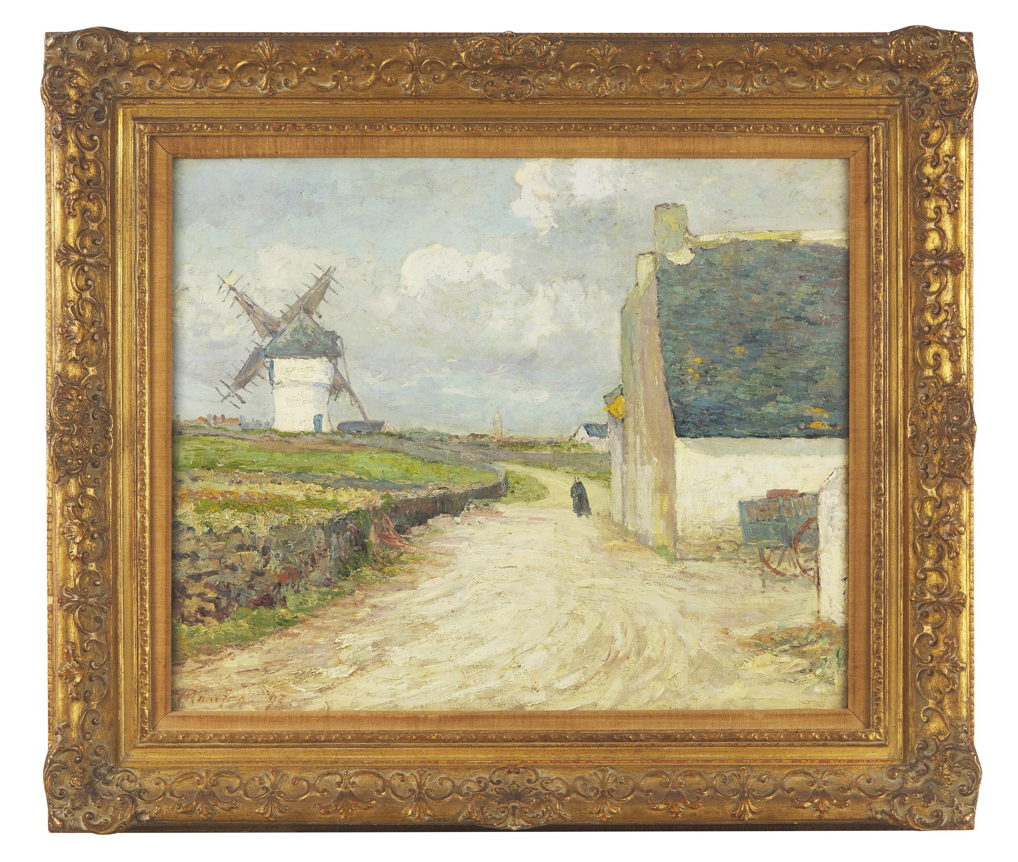 Le Chemin du Moulin, Batz , 1897