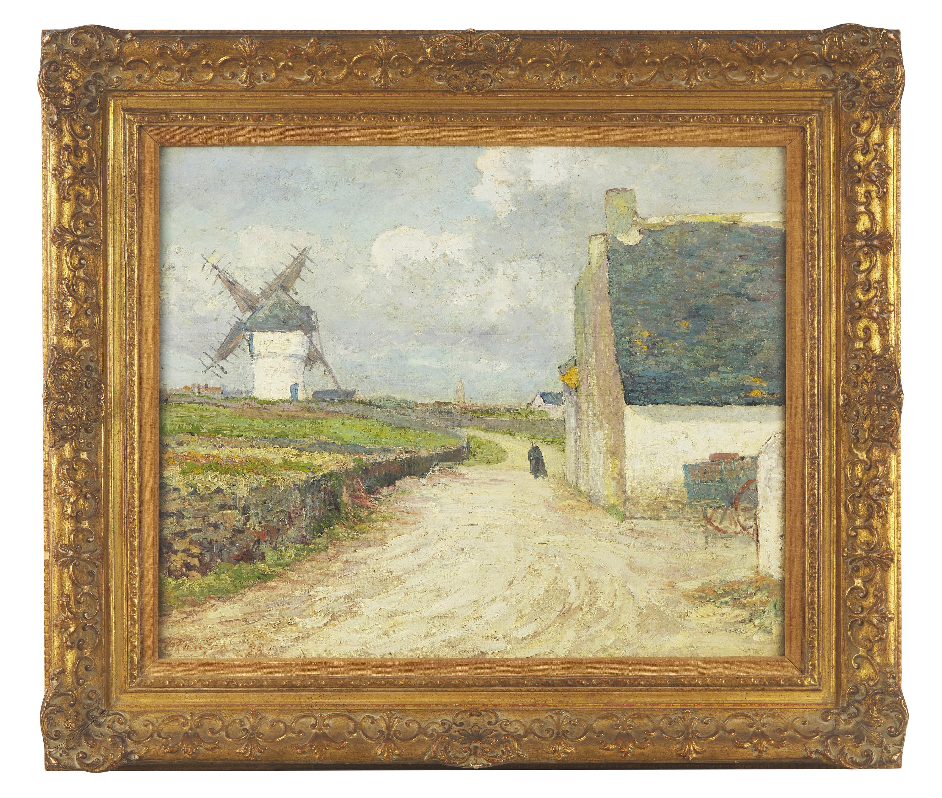 Le Chemin du Moulin, Batz , 1897