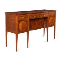 A Federal Mahogany and Satinwood Sideboard