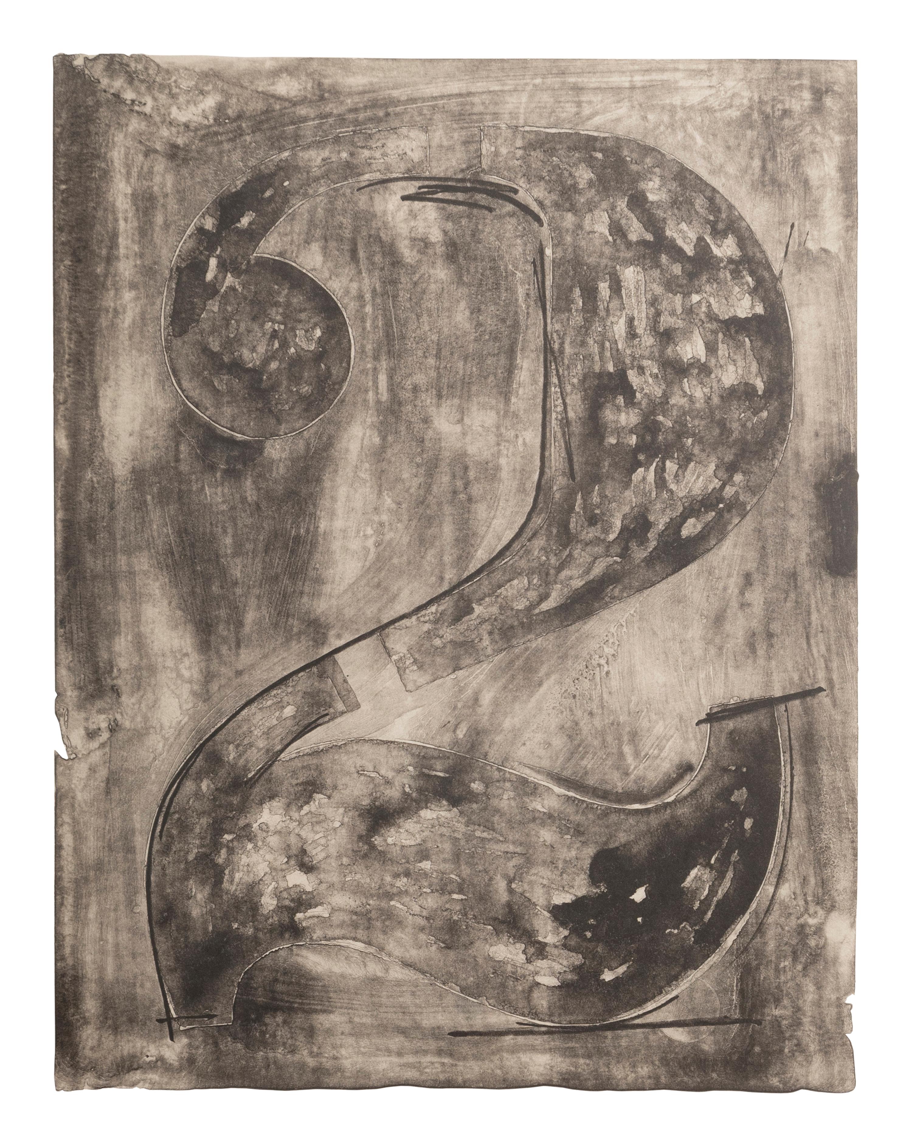 Figure 2 (from the Black Numeral Series ), 1968