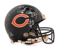 A 1980s Chicago Bears Signed Autograph Full Size Helmet (Beckett Authentication Services BAS Certified),