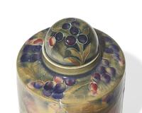 A Moorcroft Pottery 'Pomegranate' Tea Cannister and Cover