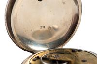 [WATCHES]. A group of 3 pocket watches, including one inscribed with a patriotic motif.