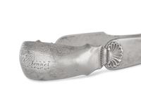 A Federal Silver Punch Ladle And Sugar Tongs