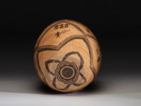 Apache Figural Basketry Olla