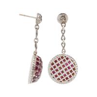 RUBY AND DIAMOND EARRINGS